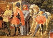 Adoration of the Magi (Quarate predella, detail) qt UCCELLO, Paolo